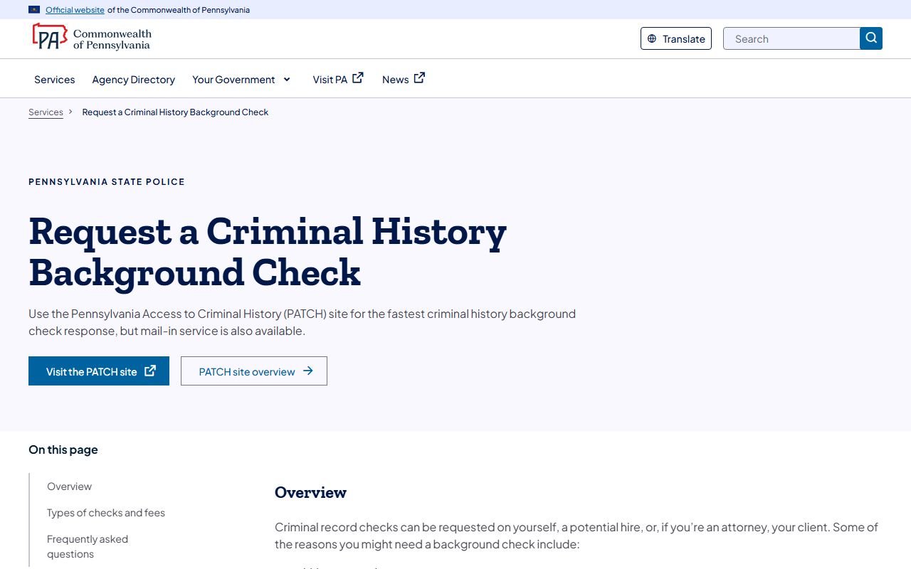 Pike County criminal court records Pennsylvania background check service