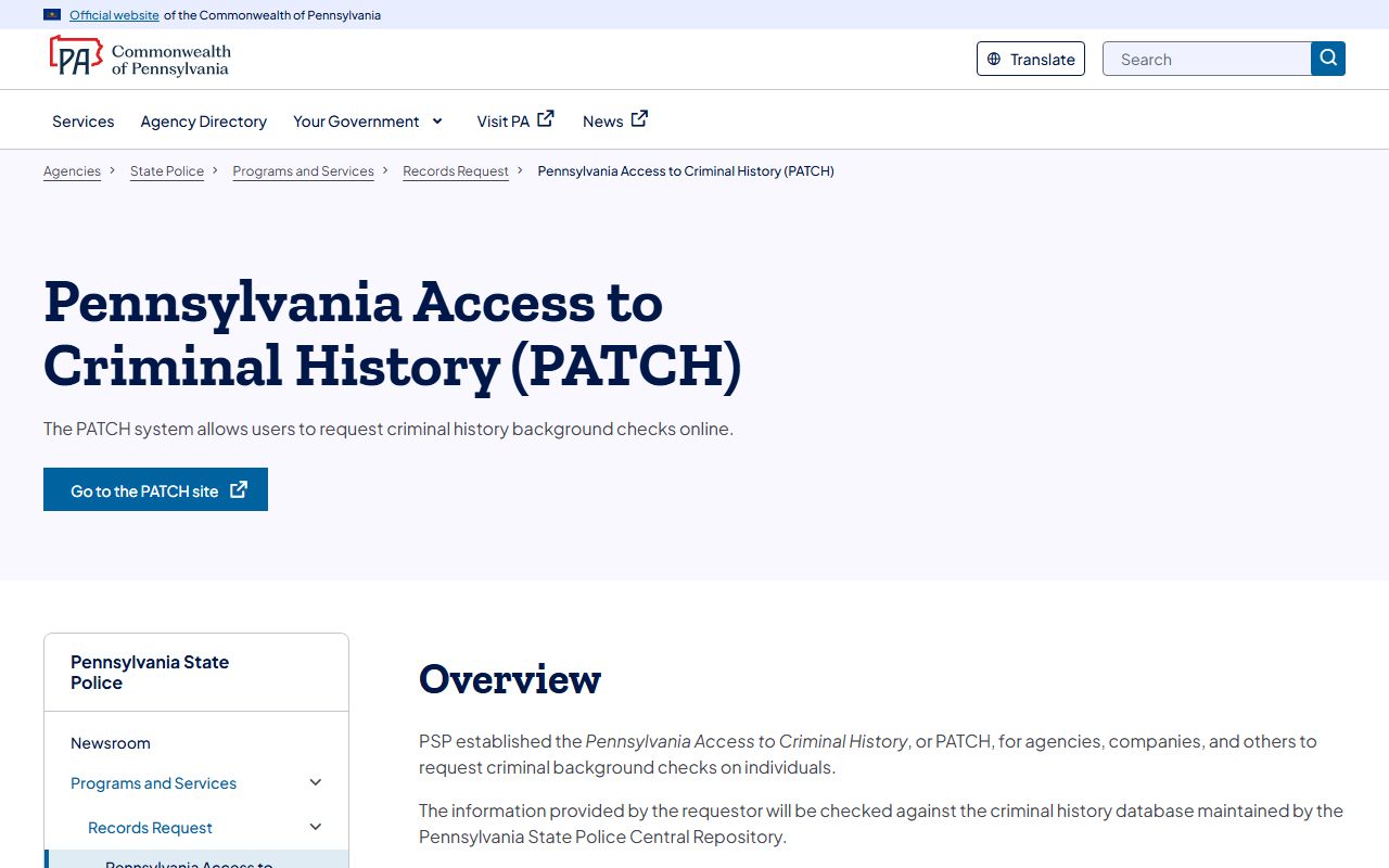 Pike County criminal court records PATCH overview
